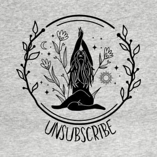 Unsubscribe Nature Woman - Witchy Flower T-Shirt